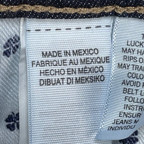 Lucky Brand Jeans Womens Sz 2/26 Dark Blue Brooke Ankle Mid Rise Denim 25x29 - Picture 12 of 14